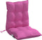 vidaXL - Stoelkussens - 6 - st - lage - rug - oxford - stof - roze