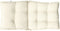 vidaXL - Stoelkussens - 6 - st - lage - rug - oxford - stof - crèmekleurig