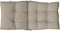 vidaXL - Stoelkussens - 6 - st - lage - rug - oxford - stof - taupe