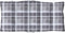 vidaXL - Stoelkussens - 6 - st - lage - rug - ruitpatroon - oxford - stof - grijs