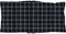 vidaXL - Stoelkussens - 6 - st - lage - rug - ruitpatroon - oxford - stof - zwart