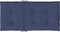 vidaXL - Stoelkussens - 6 - st - lage - rug - stof - marineblauw