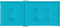 vidaXL - Stoelkussens - hoge - rugleuning - 6 - st - stof - turquoise