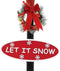 vidaXL - Straatlantaarn - met - kerstman - LED - 175 - cm