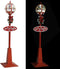 vidaXL - Straatlantaarn - met - kerstman - LED - 175 - cm