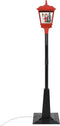vidaXL - Straatlantaarn - met - kerstman - LED - 180 - cm