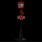 vidaXL - Straatlantaarn - met - kerstman - LED - 180 - cm