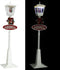 vidaXL - Straatlantaarn - met - kerstman - LED - 180 - cm