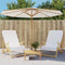 vidaXL - Strandhanddoeken - 2 - st - 400 - g/m² - 60x135 - cm - stof - wit