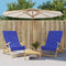 vidaXL - Strandhanddoeken - 2 - st - 400 - g/m² - 60x135 - cm - stof - koningsblauw