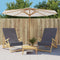 vidaXL - Strandhanddoeken - 2 - st - 400 - g/m² - 60x135 - cm - stof - antracietkleurig
