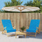 vidaXL - Strandhanddoeken - 2 - st - 400 - g/m² - 60x135 - cm - stof - turquoise