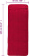 vidaXL - Strandhanddoeken - 2 - st - 400 - g/m² - 60x135 - cm - stof - bordeauxrood