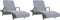 vidaXL - Strandhanddoeken - 2 - st - 400 - g/m² - 75x200 - cm - stof - grijs