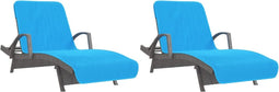 vidaXL - Strandhanddoeken - 2 - st - 400 - g/m² - 75x200 - cm - stof - turquoise