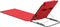 vidaXL - Strandmatten - inklapbaar - 2 - st - staal - en - stof - rood