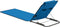 vidaXL - Strandmatten - inklapbaar - 2 - st - staal - en - stof - blauw
