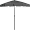 vidaXL - Strandparasol - 180x120 - cm - antracietkleurig