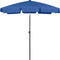vidaXL - Strandparasol - 180x120 - cm - azuurblauw