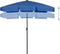 vidaXL - Strandparasol - 180x120 - cm - azuurblauw