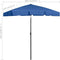 vidaXL - Strandparasol - 180x120 - cm - azuurblauw