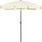 vidaXL - Strandparasol - 180x120 - cm - bordeauxrood