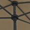vidaXL - Strandparasol - 180x120 - cm - taupe
