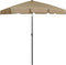 vidaXL - Strandparasol - 180x120 - cm - taupe