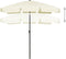 vidaXL - Strandparasol - 180x120 - cm - zandgeel