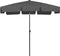 vidaXL - Strandparasol - 200x125 - cm - antracietkleurig