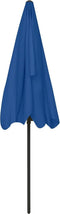 vidaXL - Strandparasol - 200x125 - cm - azuurblauw