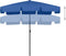 vidaXL - Strandparasol - 200x125 - cm - azuurblauw