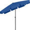 vidaXL - Strandparasol - 200x125 - cm - azuurblauw