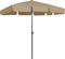 vidaXL - Strandparasol - 200x125 - cm - taupe