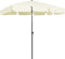 vidaXL - Strandparasol - 200x125 - cm - zandgeel
