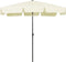 vidaXL - Strandparasol - 200x125 - cm - zandgeel