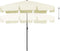 vidaXL - Strandparasol - 200x125 - cm - zandgeel