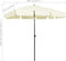 vidaXL - Strandparasol - 200x125 - cm - zandgeel