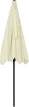 vidaXL - Strandparasol - 200x125 - cm - zandgeel