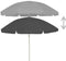 vidaXL - Strandparasol - 240 - cm - antracietkleurig