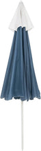 vidaXL - Strandparasol - 240 - cm - blauw