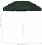 vidaXL - Strandparasol - 240 - cm - groen