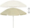 vidaXL - Strandparasol - 240 - cm - zandgeel