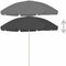 vidaXL - Strandparasol - 300 - cm - antracietkleurig