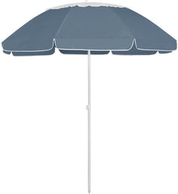 vidaXL - Strandparasol - 300 - cm - blauw