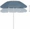vidaXL - Strandparasol - 300 - cm - blauw