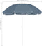 vidaXL - Strandparasol - 300 - cm - blauw