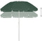 vidaXL - Strandparasol - 300 - cm - groen