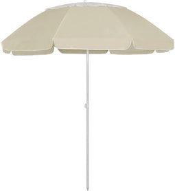 vidaXL - Strandparasol - 300 - cm - zandgeel
