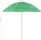 vidaXL - Strandparasol - Hawaï - 240 - cm - groen